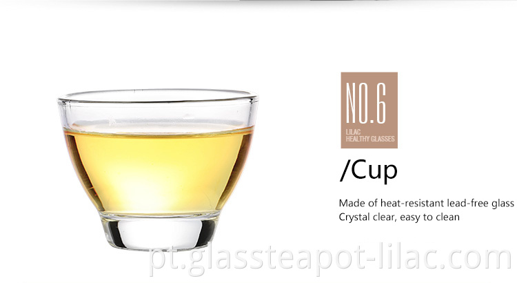 Clear Glass Tea Pot 9